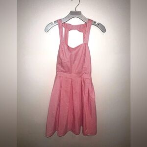 Red/white stripped dress